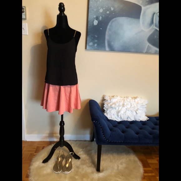 SEDUCTIONS black camisole with chain straps size small - Picture 3 of 5